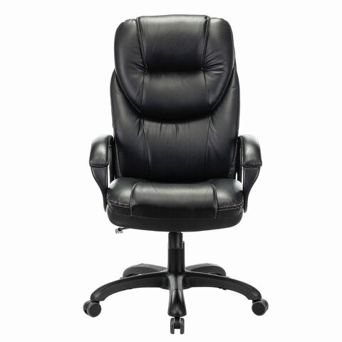 Кресло офисное Brabix Premium Nord EX-590 (черный пластик, экокожа, черное) 532097 в Петрозаводске - изображение 1