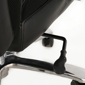Компьютерное кресло Brabix Premium Bomer HD-007 (рециклированная кожа, хром, черное) 531939 в Петрозаводске - предосмотр 5