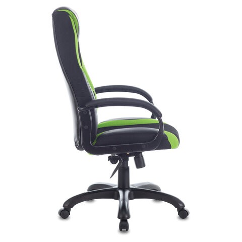 Компьютерное кресло Brabix Premium Rapid GM-102 (экокожа/ткань, черное/зеленое) в Петрозаводске - изображение 1