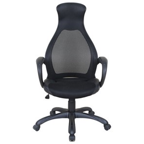 Офисное кресло Brabix Premium Genesis EX-517 (пластик черный, ткань/экокожа/сетка черная) в Петрозаводске - предосмотр 2