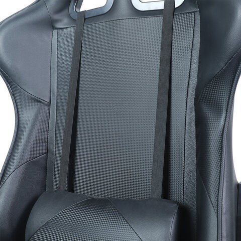 Кресло офисное Brabix GT Carbon GM-115 (две подушки, экокожа, черное) в Петрозаводске - изображение 6