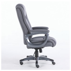 Кресло офисное Brabix Premium Solid HD-005 (ткань, серое) в Петрозаводске - предосмотр 1