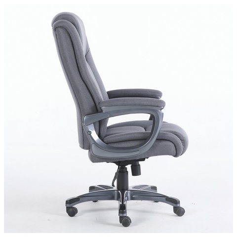 Кресло офисное Brabix Premium Solid HD-005 (ткань, серое) в Петрозаводске - изображение 1