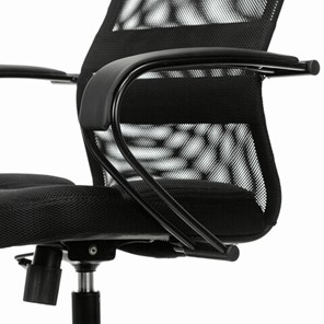 Кресло Brabix Premium Stalker EX-608 PL (ткань-сетка/кожзам, черное) в Петрозаводске - предосмотр 8