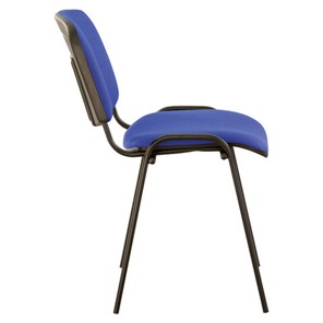 Офисный стул Brabix Iso CF-005 (черный каркас, ткань синяя с черным) 531974 в Петрозаводске - предосмотр 1