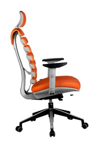 Кресло Riva Chair SHARK (Оранжевый/серый) в Петрозаводске - предосмотр 2