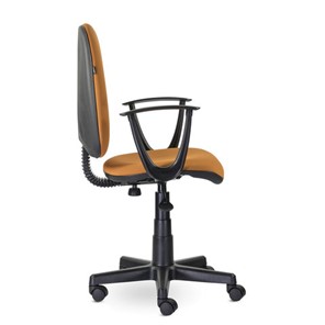 Компьютерное кресло Brabix Prestige Start MG-312 (эргономичная спинка, ткань, оранжевое) в Петрозаводске - предосмотр 1
