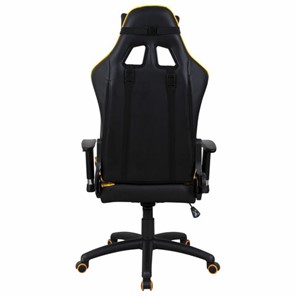 Офисное кресло Brabix GT Master GM-110 (две подушки, экокожа, черное/желтое) 531927 в Петрозаводске - предосмотр 3