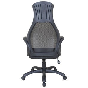 Офисное кресло Brabix Premium Genesis EX-517 (пластик черный, ткань/экокожа/сетка черная) в Петрозаводске - предосмотр 3