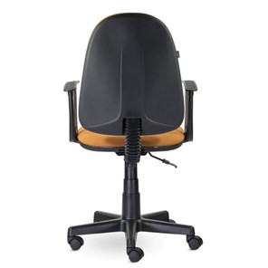 Компьютерное кресло Brabix Prestige Start MG-312 (эргономичная спинка, ткань, оранжевое) в Петрозаводске - предосмотр 3