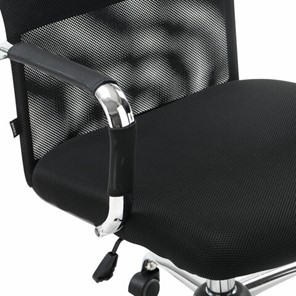 Офисное кресло Brabix Fit EX-514 (с подголовником, хром, черное) 531949 в Петрозаводске - предосмотр 7