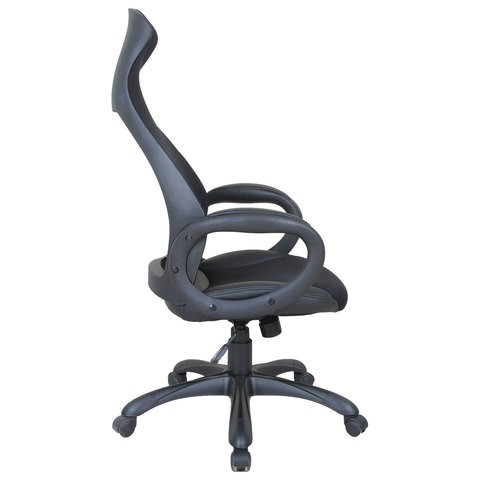Офисное кресло Brabix Premium Genesis EX-517 (пластик черный, ткань/экокожа/сетка черная) в Петрозаводске - изображение 1
