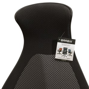 Офисное кресло Brabix Premium Genesis EX-517 (пластик черный, ткань/экокожа/сетка черная) в Петрозаводске - предосмотр 8