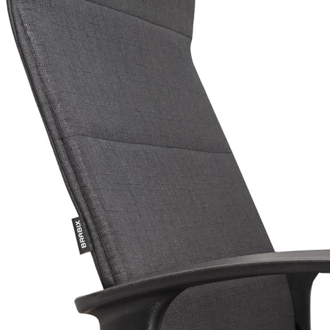 Кресло компьютерное Brabix Delta EX-520 (ткань, серое) 531579 в Петрозаводске - изображение 3