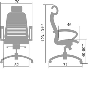 Офисное кресло Samurai K-2.04 черный в Петрозаводске - предосмотр 1