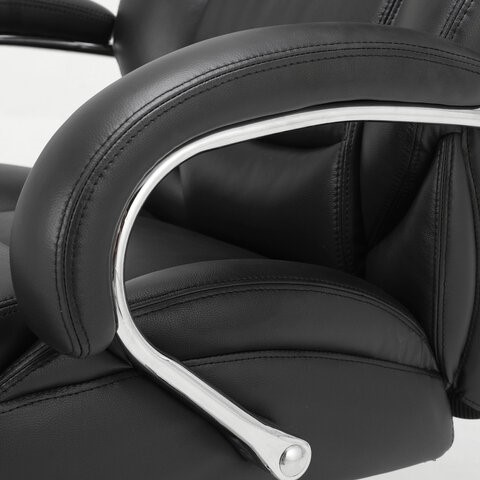 Кресло офисное Brabix Premium Pride HD-100 (натуральная кожа, черное) 531940 в Петрозаводске - изображение 6