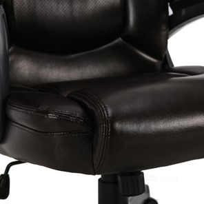 Кресло компьютерное Brabix Premium Favorite EX-577 (пружинный блок, рециклир. кожа, коричневое) 531936 в Петрозаводске - предосмотр 8