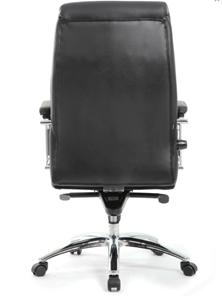 Кресло компьютерное Brabix Premium Phaeton EX-502 (натуральная кожа, хром, черное) в Петрозаводске - предосмотр 3