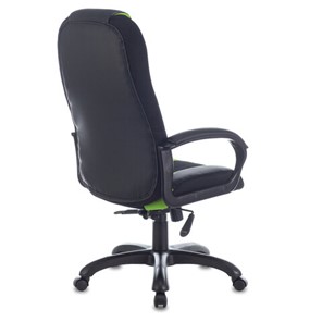 Компьютерное кресло Brabix Premium Rapid GM-102 (экокожа/ткань, черное/зеленое) в Петрозаводске - предосмотр 2
