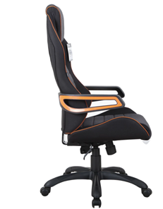 Кресло офисное Brabix Techno Pro GM-003 (ткань, черное/серое, вставки оранжевые) в Петрозаводске - предосмотр 2