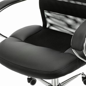 Компьютерное кресло Brabix Premium Stalker EX-608 CH (хром, ткань-сетка/кожзам, черное) в Петрозаводске - предосмотр 5