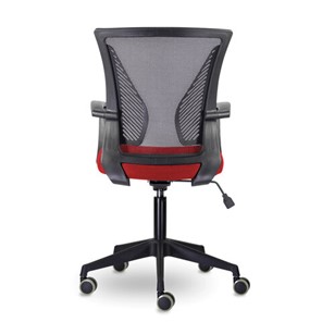 Компьютерное кресло Brabix Wings MG-309 (пластик черный, сетка, черное/красное) 532014 в Петрозаводске - предосмотр 3