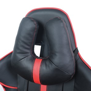 Кресло компьютерное Brabix GT Carbon GM-120 (две подушки, экокожа, черное/красное) 531931 в Петрозаводске - предосмотр 5