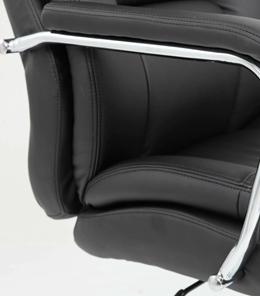 Кресло Brabix Premium Amadeus EX-507 (экокожа, хром, черное) в Петрозаводске - предосмотр 8