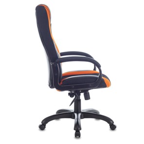 Компьютерное кресло Brabix Premium Rapid GM-102 (экокожа/ткань, черно/оранжевое) в Петрозаводске - предосмотр 1