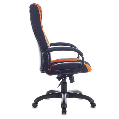 Компьютерное кресло Brabix Premium Rapid GM-102 (экокожа/ткань, черно/оранжевое) в Петрозаводске - изображение 1