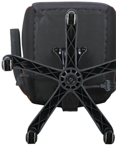 Кресло офисное Brabix Techno Pro GM-003 (ткань, черное/серое, вставки оранжевые) в Петрозаводске - предосмотр 5