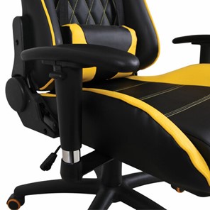 Офисное кресло Brabix GT Master GM-110 (две подушки, экокожа, черное/желтое) 531927 в Петрозаводске - предосмотр 9