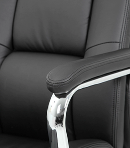 Кресло Brabix Premium Amadeus EX-507 (экокожа, хром, черное) в Петрозаводске - предосмотр 9