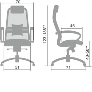 Офисное кресло Samurai SL-1.04, черный плюс в Петрозаводске - предосмотр 1