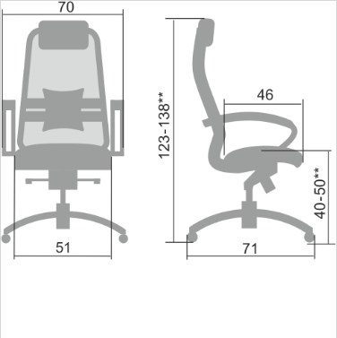 Офисное кресло Samurai SL-1.04, черный плюс в Петрозаводске - изображение 1