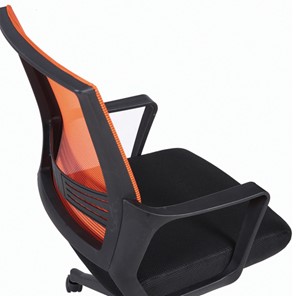 Офисное кресло Brabix Balance MG-320 (с подлокотниками, комбинированное черное/оранжевое) в Петрозаводске - предосмотр 7