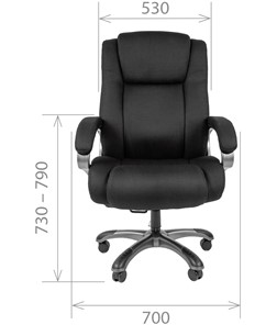 Компьютерное кресло CHAIRMAN 410 Акриловая ткань SX Серый в Петрозаводске - предосмотр 1