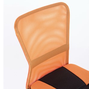Кресло компьютерное Brabix Smart MG-313 (без подлокотников, комбинированное, черное/оранжевое) в Петрозаводске - предосмотр 5