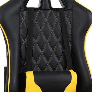 Офисное кресло Brabix GT Master GM-110 (две подушки, экокожа, черное/желтое) 531927 в Петрозаводске - предосмотр 6