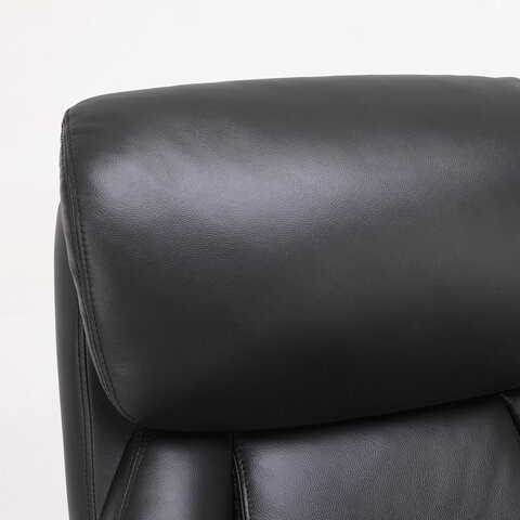 Кресло офисное Brabix Premium Pride HD-100 (натуральная кожа, черное) 531940 в Петрозаводске - изображение 4