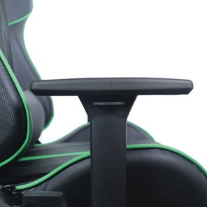 Офисное кресло Brabix GT Carbon GM-120 (две подушки, экокожа, черное/зеленое) 531929 в Петрозаводске - предосмотр 10