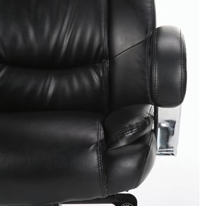 Офисное кресло Brabix Premium Direct EX-580 (хром, рециклированная кожа, черное) в Петрозаводске - предосмотр 14