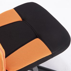 Кресло компьютерное Brabix Smart MG-313 (без подлокотников, комбинированное, черное/оранжевое) в Петрозаводске - предосмотр 8