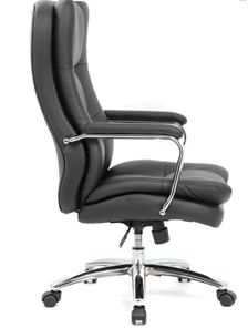 Кресло Brabix Premium Amadeus EX-507 (экокожа, хром, черное) в Петрозаводске - предосмотр 1