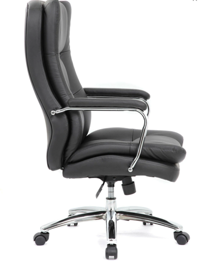 Кресло Brabix Premium Amadeus EX-507 (экокожа, хром, черное) в Петрозаводске - изображение 1