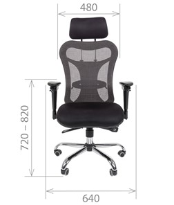 Компьютерное кресло CHAIRMAN 769, ткань TW 11, цвет черный в Петрозаводске - предосмотр 1