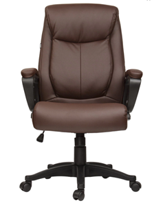 Офисное кресло Brabix Enter EX-511 (экокожа, коричневое) в Петрозаводске - предосмотр 2