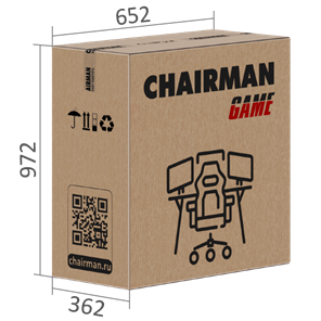 Игровое кресло CHAIRMAN GAME 35 с выдвижной подставкой для ног Ткань черная / Ткань оранжевая в Петрозаводске - предосмотр 7