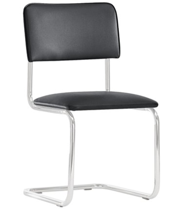 Офисный стул Sylwia chrome P100, кож/зам V4 в Петрозаводске - изображение