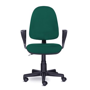 Кресло офисное Brabix Prestige Ergo MG-311 (регулируемая эргономичная спинка, ткань,черно-зеленое) 532421 в Петрозаводске - предосмотр